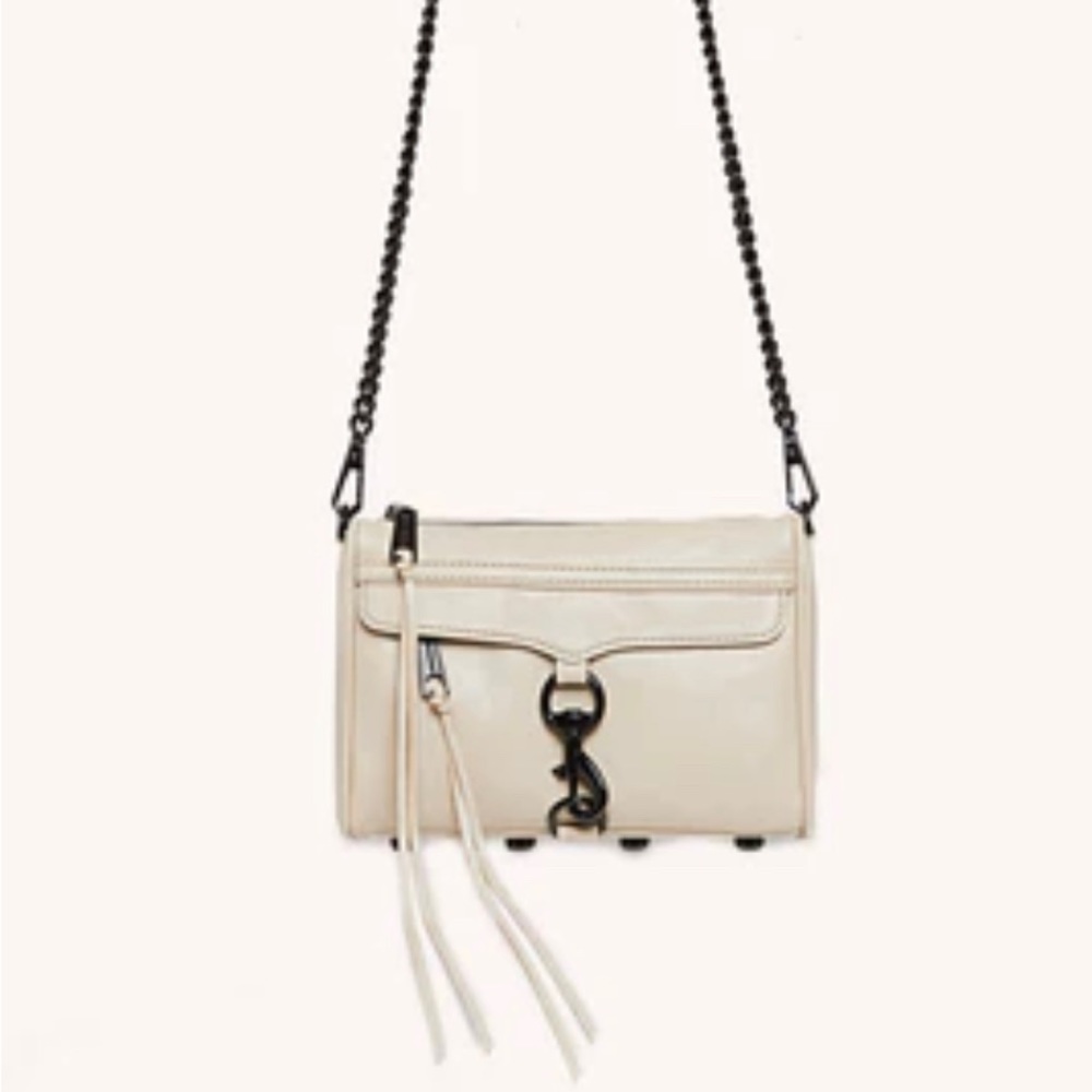 BRAND NEW Rebecca Minkoff Mini M.A.C Crossbody - Tahini
